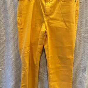 Talbots Sunny Yellow Crop Jeans Slim Ankle Jeans - Colors | Talbots